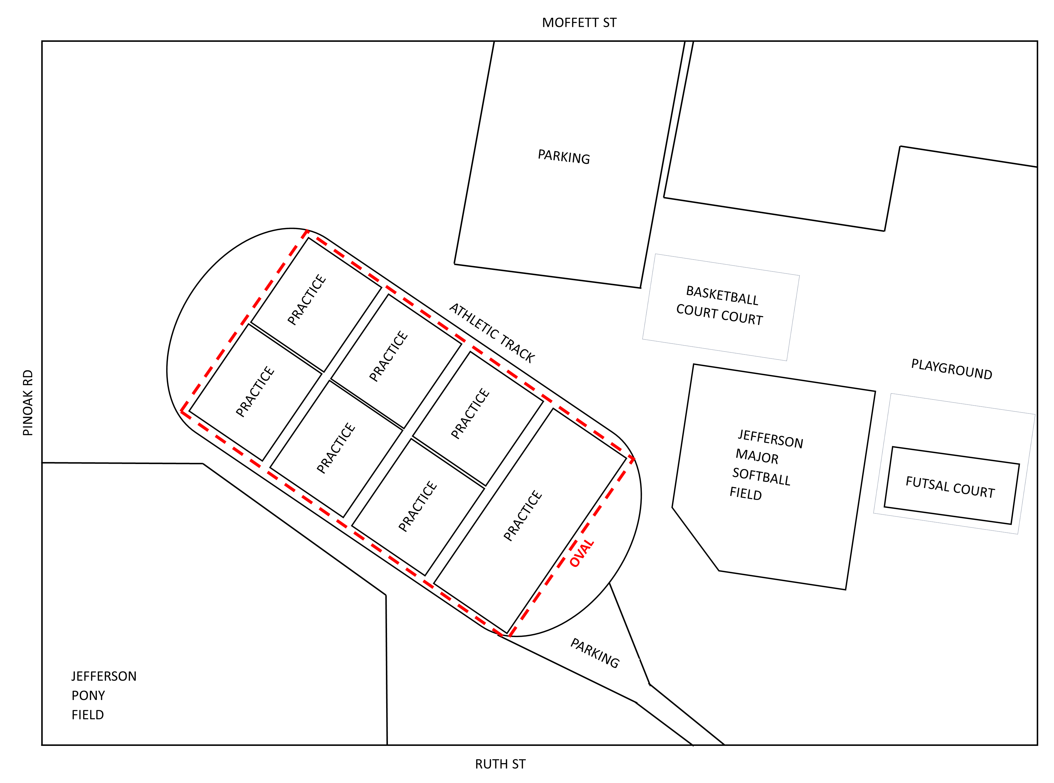 LGA Jefferson Map